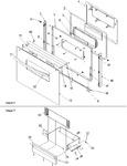 Diagram for 04 - Oven Door And Storage Drawer