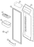 Diagram for 07 - Fresh Food Inner Door