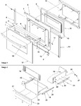 Diagram for 04 - Oven Door And Storage Drawer