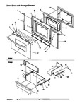 Diagram for 04 - Oven Door And Storage Drawer