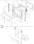 Diagram for 04 - Oven Door And Storage Door