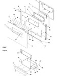 Diagram for 04 - Oven Door And Storage Drawer