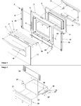 Diagram for 05 - Oven Door And Storage Drawer