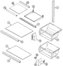 Diagram for 11 - Shelves & Accessories