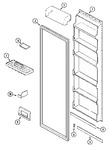 Diagram for 07 - Fresh Food Inner Door (bisque)