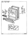 Diagram for 04 - Fresh Food Door