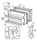 Diagram for 02 - Freezer Door