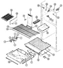 Diagram for 01 - Freezer Compartment