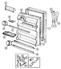 Diagram for 04 - Fresh Food Door