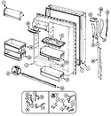 Diagram for 05 - Fresh Food Door