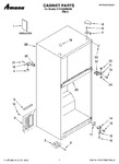 Diagram for 01 - Cabinet Parts