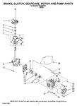 Diagram for 04 - Brake, Clutch, Gearcase, Motor And Pump Parts