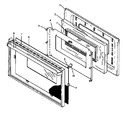 Diagram for 07 - Oven Door Assy