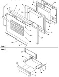 Diagram for 04 - Oven Door And Storage Drawer