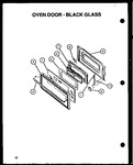 Diagram for 04 - Oven Door-black Glass