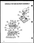 Diagram for 02 - Griddle Top And Burner Assy