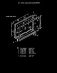 Diagram for 08 - Door (upper Oven)