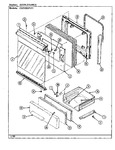 Diagram for 02 - Door/drawer (cg3120spx)