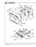 Diagram for 02 - Door/drawer (ckm9641x580rw)