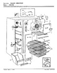 Diagram for 01 - Freezer Compartment