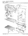 Diagram for 03 - Fresh Food Compartment