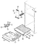 Diagram for 01 - Freezer Compartment