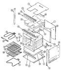 Diagram for 03 - Oven/body