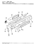 Diagram for 05 - Control Panel (d156b, D156w)