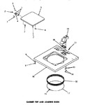 Diagram for 12 - Cabinet Top & Loading Door