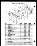 Diagram for 01 - Black Glass Door Oven