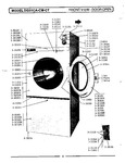 Diagram for 01 - Front View-door Open