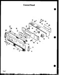 Diagram for 03 - Control Panel Section