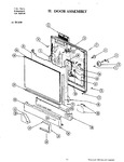 Diagram for 01 - Door Assembly (du460-20/du460w-20)