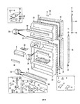 Diagram for 02 - Fresh Food & Freezer Door