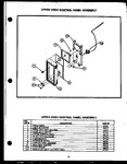 Diagram for 09 - Upper Oven Control Panel Assy