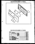 Diagram for 05 - Plain Oven Door Assy--30`` Models