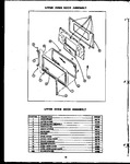 Diagram for 09 - Upper Oven Door Assy