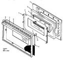 Diagram for 06 - Oven Door Assy