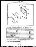 Diagram for 06 - Plain Oven Door Assy - 20`` Models Only