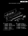 Diagram for 01 - Control Panel (-439 Models)