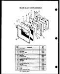 Diagram for 01 - Black Glass Door Assy