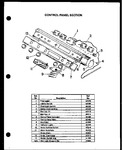 Diagram for 03 - Control Panel Section