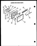 Diagram for 03 - Lower Oven Door Parts