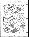 Diagram for 03 - Main Top And Oven Assy