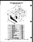 Diagram for 01 - Black Glass Door Assy