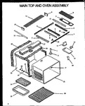 Diagram for 04 - Main Top And Oven Assy