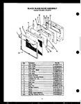 Diagram for 01 - Black Glass Door Assy