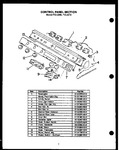 Diagram for 03 - Control Panel Section