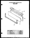 Diagram for 13 - Storage Drawer-door Section Black Panel