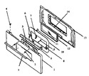 Diagram for 06 - Oven Door Assy